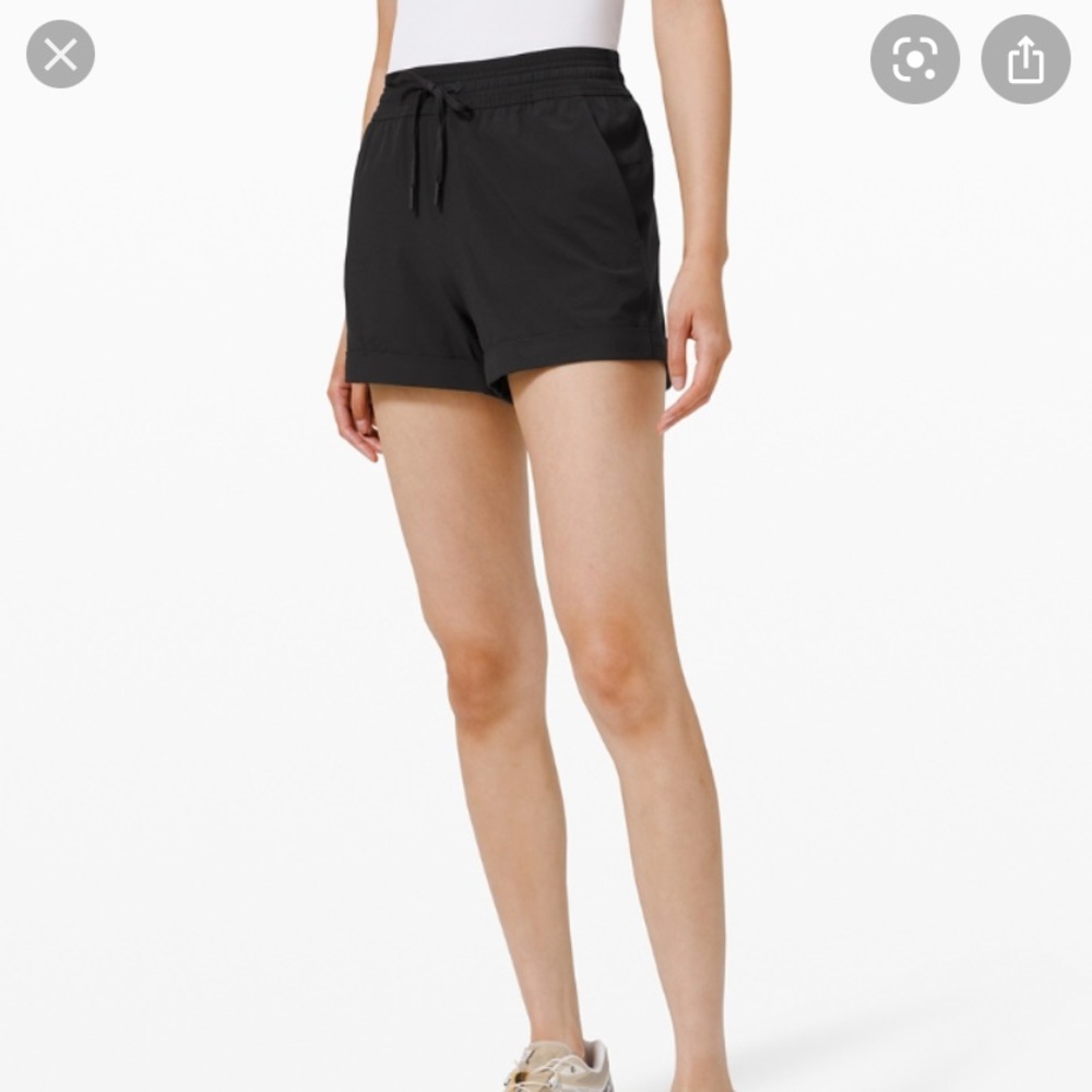 Black size 4 Lululemon shorts!